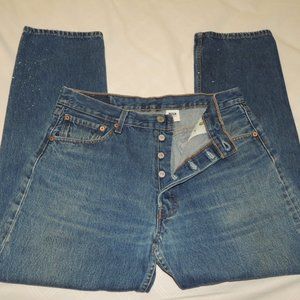 Mens LEVIS STRAUSS 501 Denim Size 34 x 30 JEANS